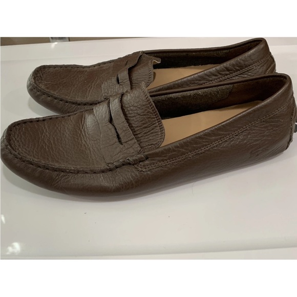 Lacoste Brown Leather Loafers Lacoste Brown Leather Loafers